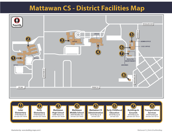 Mattawan District Facilities Map